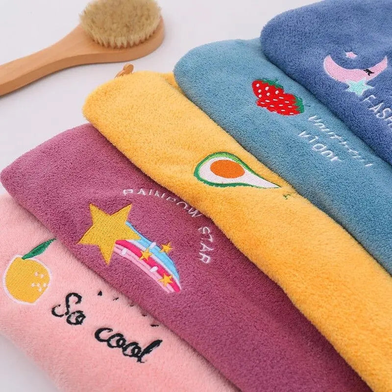1pc Hair Towel Wrap For Women, Microfiber Hair Turban For Wet Hair Reversible Hair Drying Towel Wrap For Curly Long Thick Hair Anti Frizz Double Layer