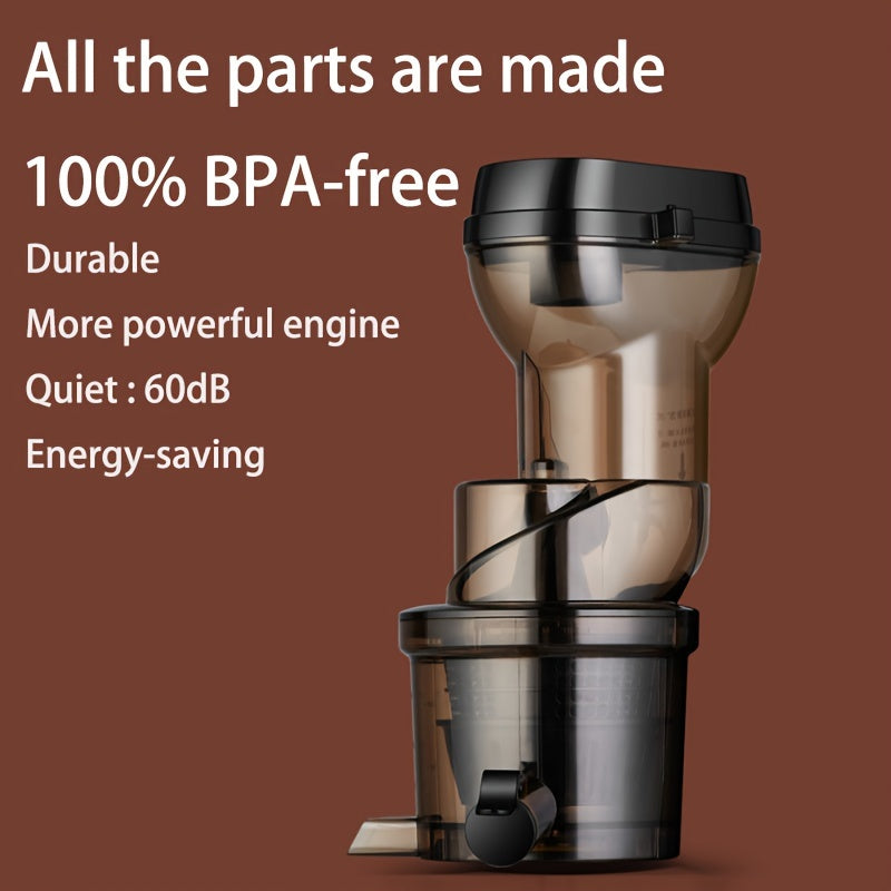 1pc US Plug Hilton Slow Juicer, Cold Press Juice Extractor Masticating Juicer Fruits And Vagetables Juicer