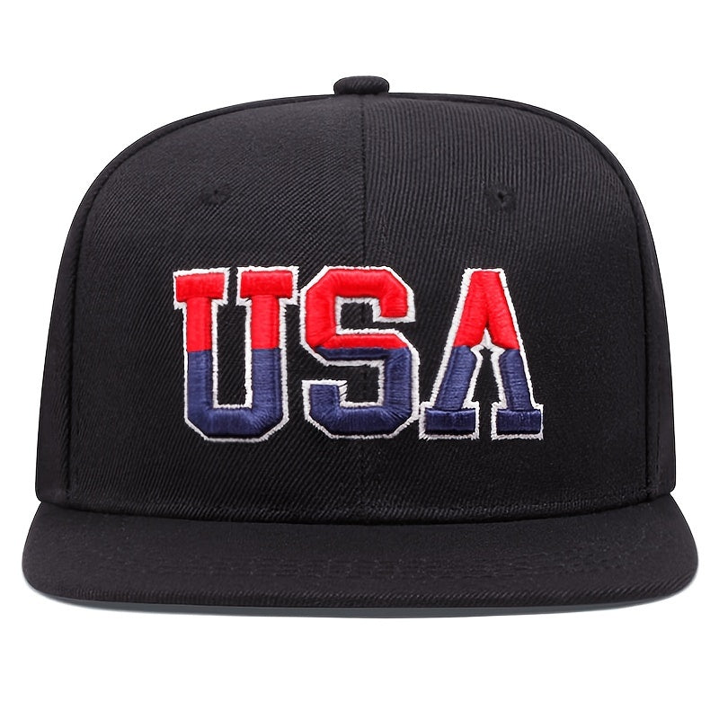1pc Stylish Men's Baseball Cap with Vivid USA Embroidery - Fashionable Unisex Hat for Men and Women - Perfect for Outdoor Activities, Sports, and Casual Wear