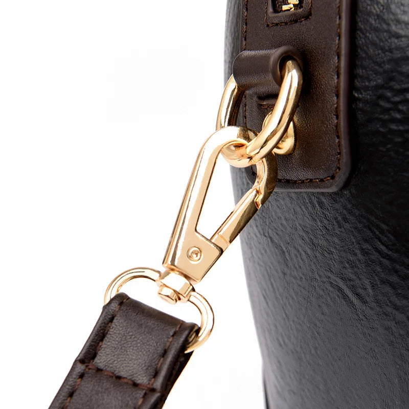 Sac à main à poignée supérieure en cuir pour femmes, sac à bandoulière à coque décontractée, sacs de messager initiés, sac à main à la mode pour dames, super haute qualité