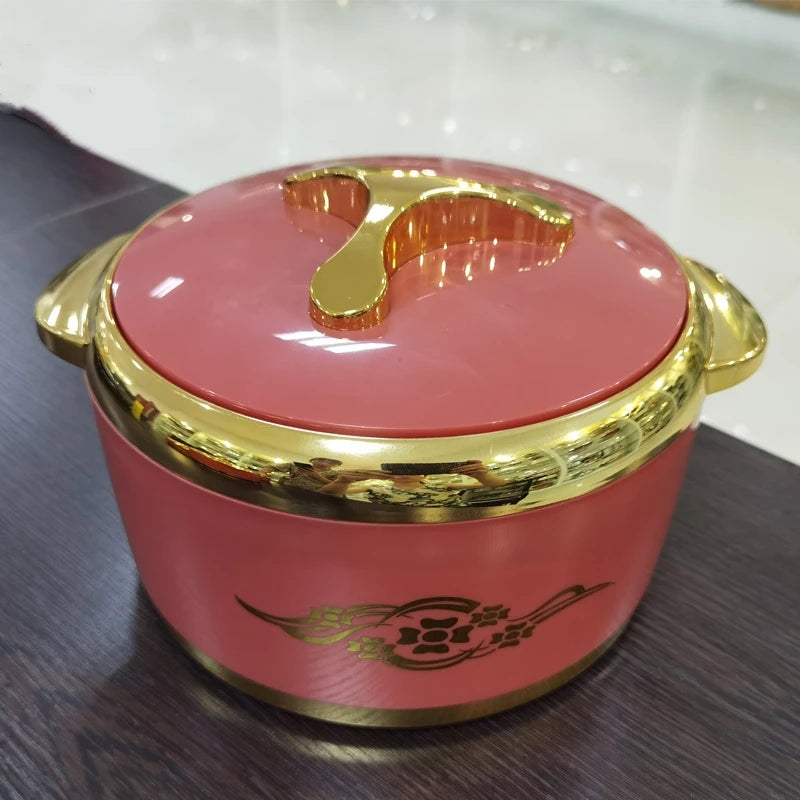 Boîte à lunch en plastique pour fête du Ramadan, chauffe-plats, récipient, mariage, 1.5 L, 2/2 L, 3 pièces, ensemble