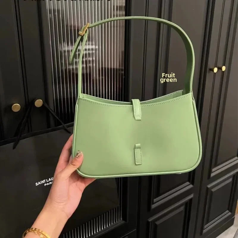 Nouveau 2025 sac à main pour femmes simple épaule sous les bras mode Hobo rétro pratique petite Niche en cuir PU doublure en Polyester oreiller Sh