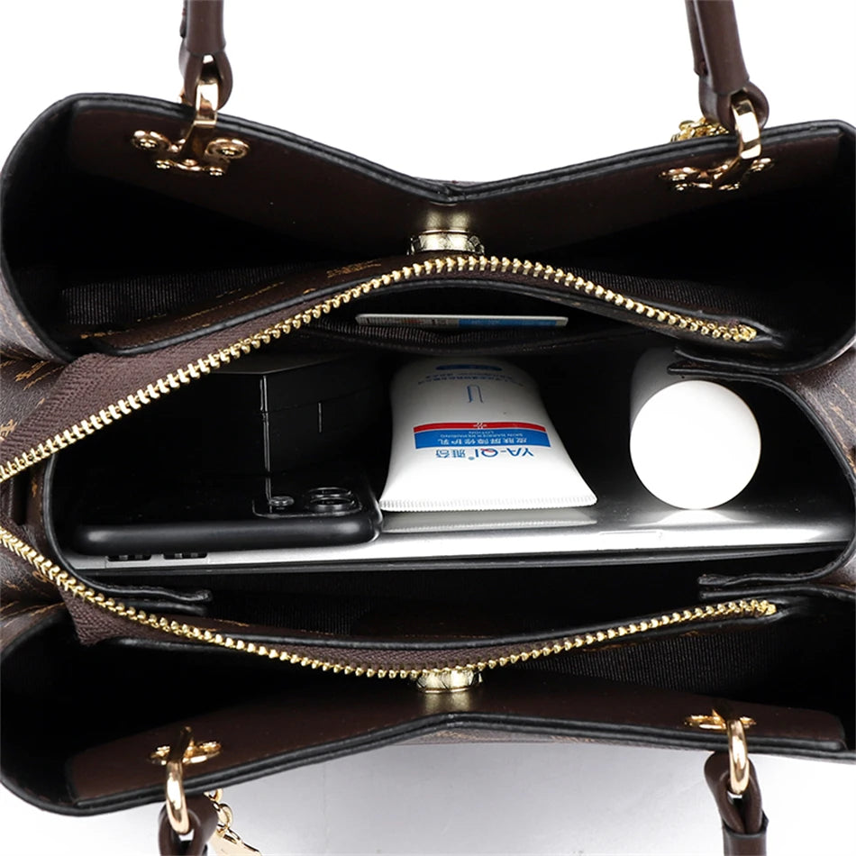 Sacs à main de luxe en cuir pour femmes, sacoches de styliste de grande capacité, à bandoulière, nouvelle collection 2024