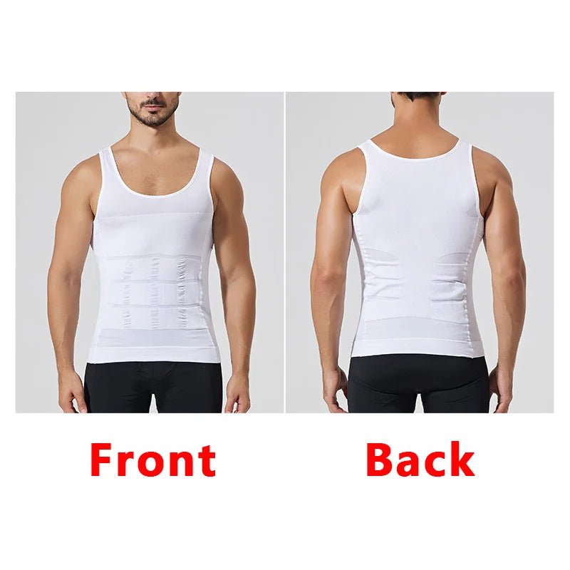 YBFDO-Maillot de compression amincissant pour hommes, sous-vêtement sans couture, entraîneur de taille, haut précieux, contrôle du ventre, vêtements en saillie pour la perte de poids