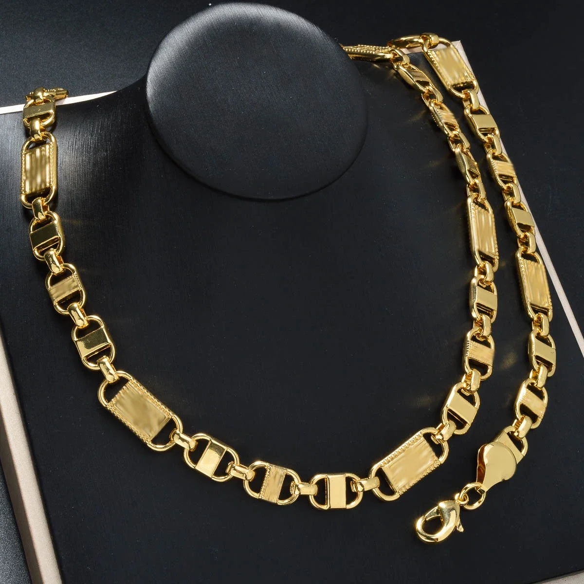 ZEADear – ensemble de bijoux pour hommes et femmes, collier de bonne qualité, Bracelet, chaînes de couleur or, maillons, cadeau de fête pour amis, nouvelle collection 2024