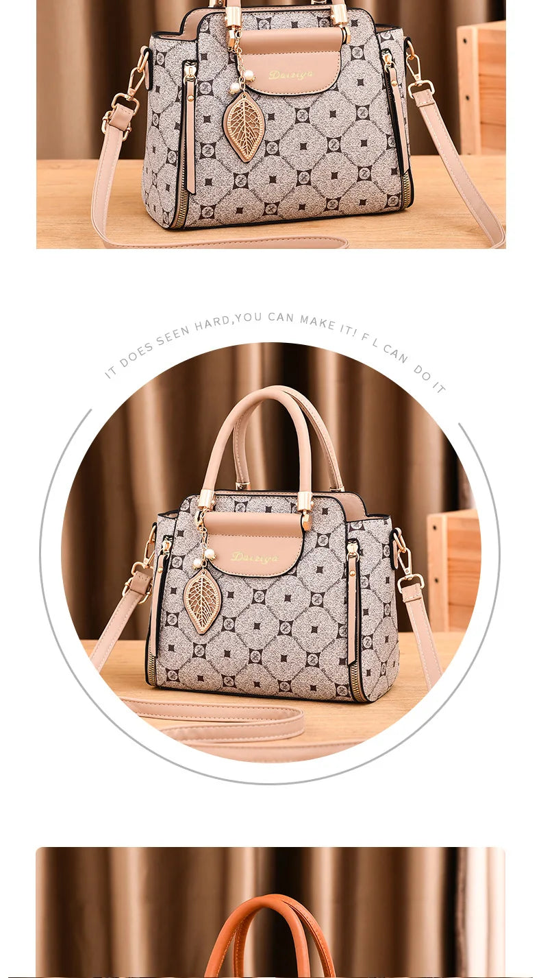 Sac à main à bandoulière alertes onale imprimé pour femme, sac à main à la mode, grande capacité, initié, rétro classique, urbain, nouveau