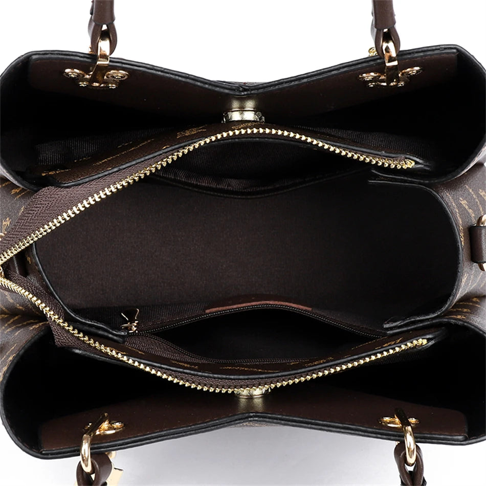 Sacs à main de luxe en cuir pour femmes, sacoches de styliste de grande capacité, à bandoulière, nouvelle collection 2024