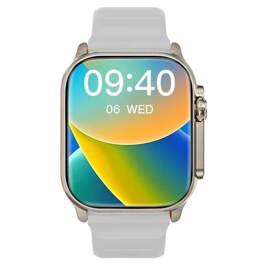 LAXASFIT-Montre connectée T900Ultra pour les hommes et les femmes, avec bluetooth, moniteur de fréquence cardiaque et de messages, pour les téléphones Android et iOS