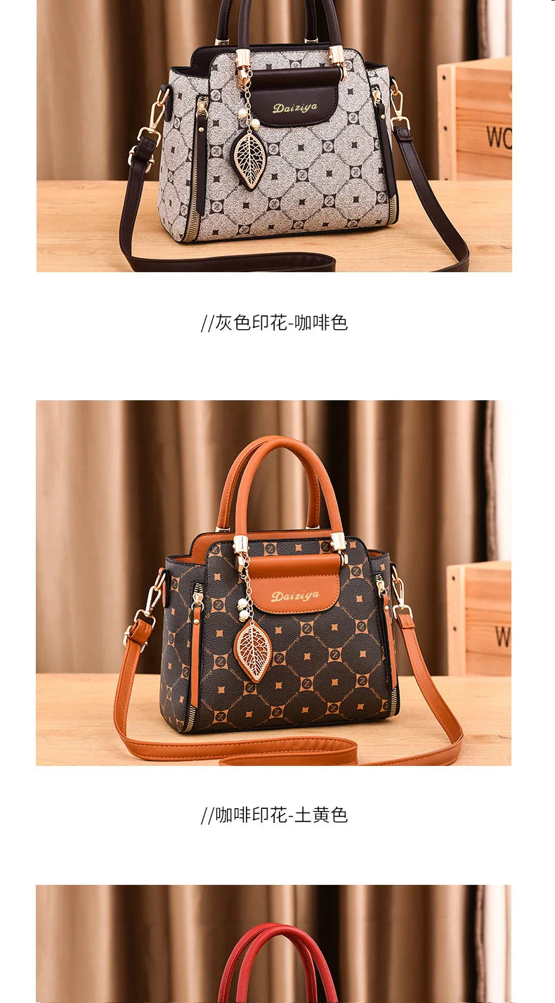 Sac à main à bandoulière alertes onale imprimé pour femme, sac à main à la mode, grande capacité, initié, rétro classique, urbain, nouveau