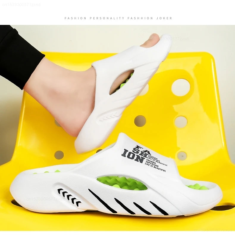 Xiaomi-Pantoufles d'Niket d'Extérieur pour Homme et Femme, Sandales de Plage Légères, Semelle OligSoft, Tongs, Été 2023