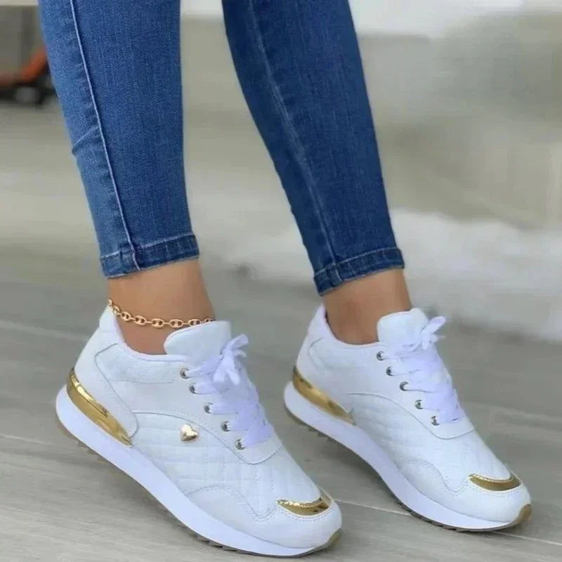 2025 femmes maille baskets Patchwork à lacets chaussures plates pour femmes léger femme chaussures classique polyvalent Zapatillas De Mujer