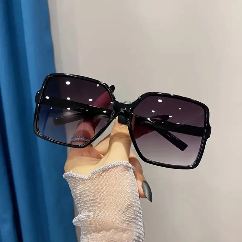 1/3/4/5 pièces lunettes de soleil carrées surdimensionnées femmes mode marque de luxe personnalité dégradé lunettes de soleil femme nuances extérieures Oculos