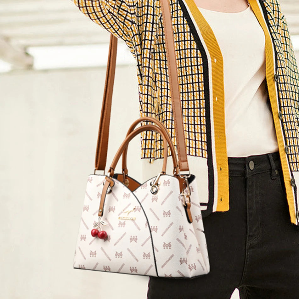 Sacs à main de luxe en cuir pour femmes, sacoches de styliste de grande capacité, à bandoulière, nouvelle collection 2024