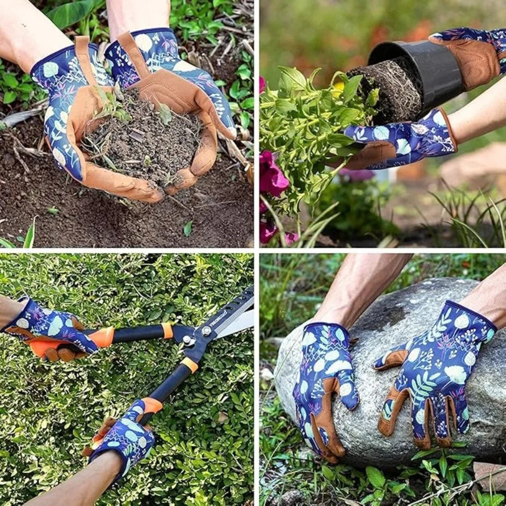 Gants de jardinage en microfibre, Anti-emmêlement, professionnels, sûrs, Anti-épines, antidérapants, résistants à la perforation, pour le travail, la plantation