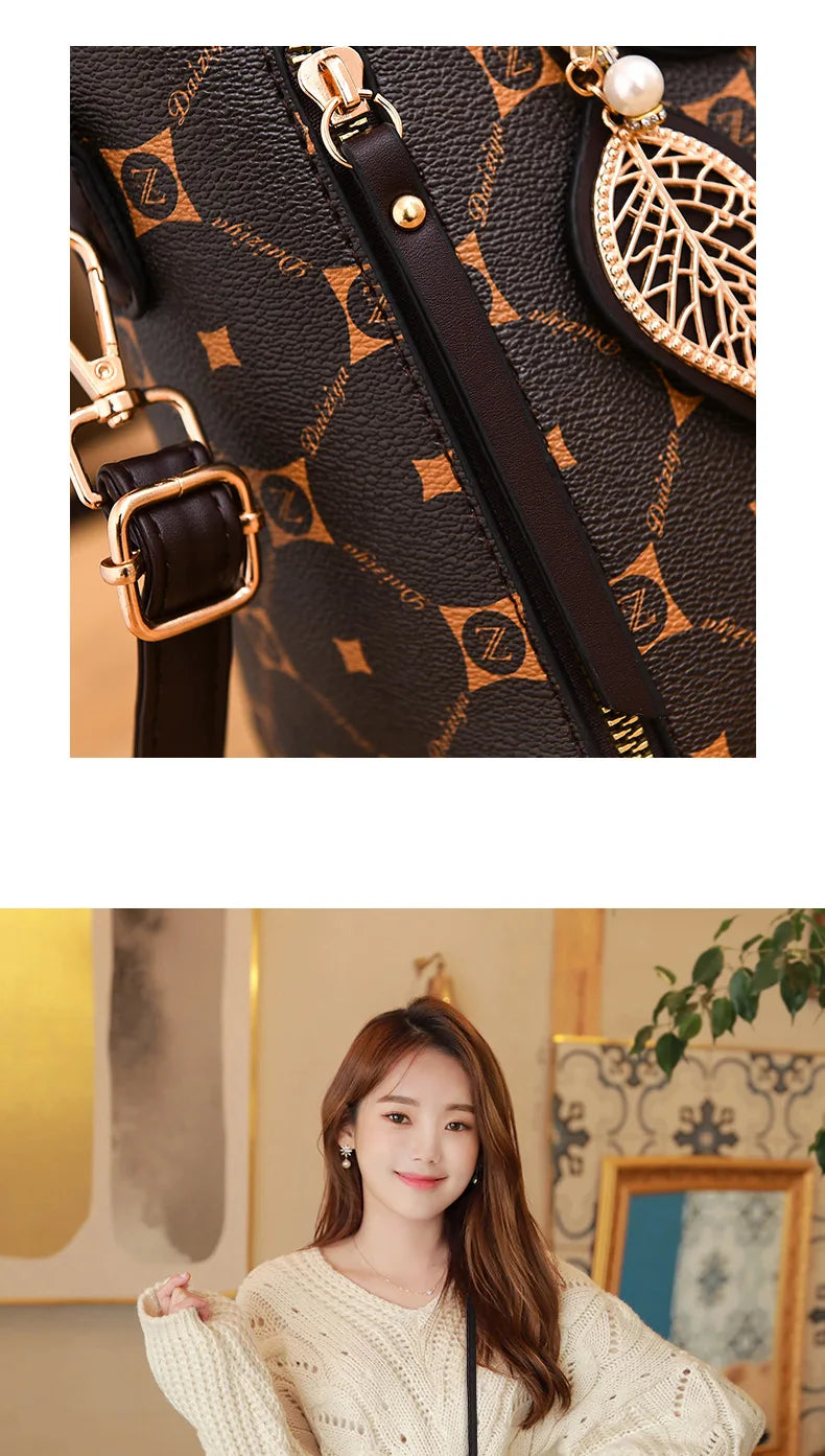 Sac à main à bandoulière alertes onale imprimé pour femme, sac à main à la mode, grande capacité, initié, rétro classique, urbain, nouveau