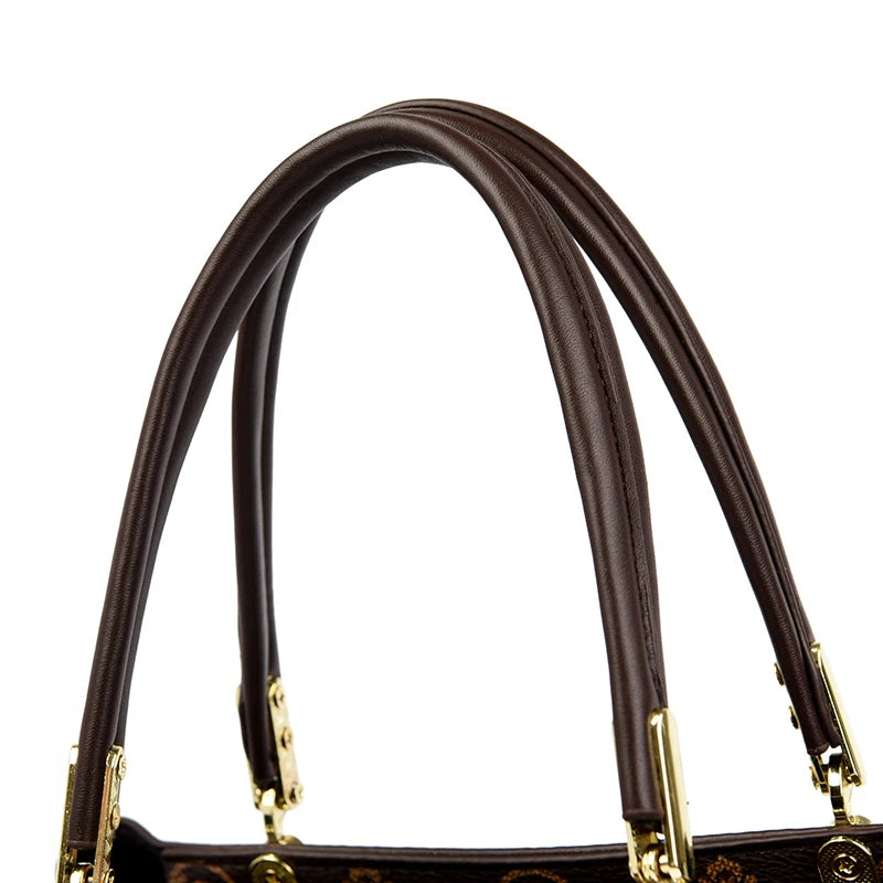 Sacs à poignée supérieure imprimés pour femmes, Sac à main en cuir de bonne qualité, Sac à bandoulière de luxe de styliste pour dames, Sac de banlieue