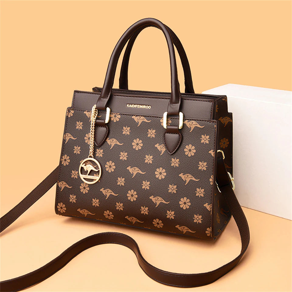 Sacs à bandoulière en cuir College pour femmes, sac à main de luxe pour femmes, sac fourre-tout Messenger, haute qualité, 2024