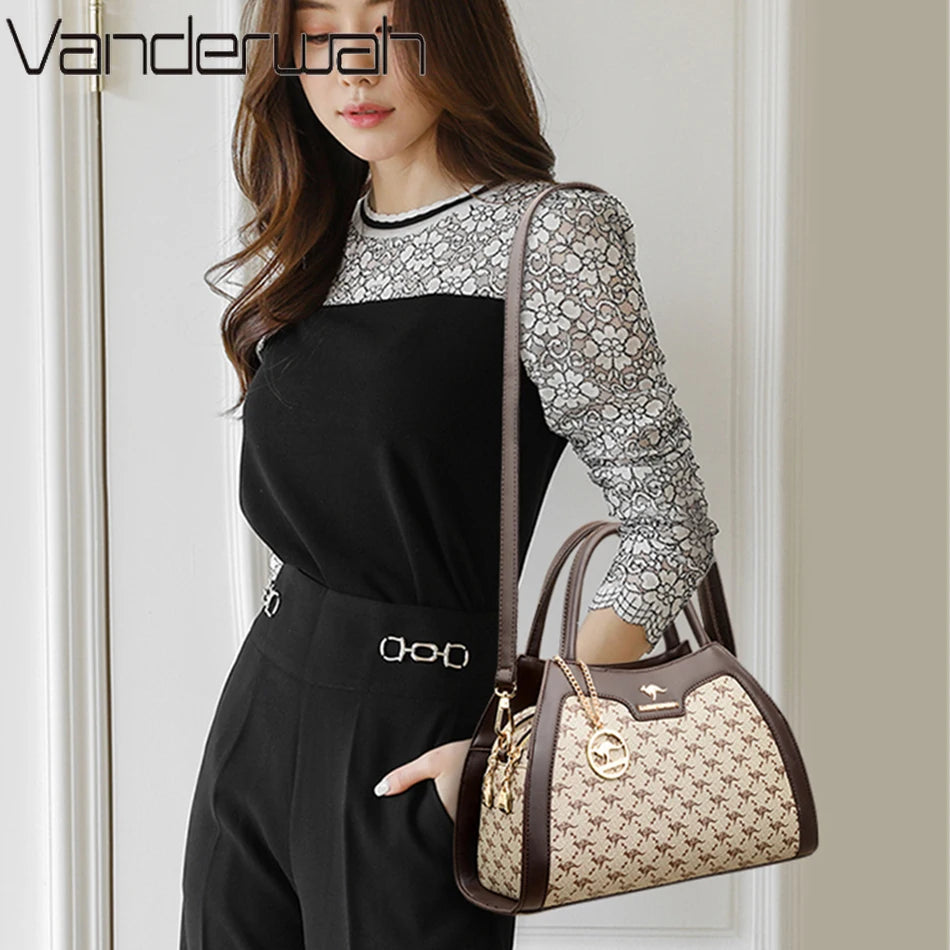 Marque femmes sacs à bandoulière de haute qualité en cuir souple sacs à Main et sacs à Main de luxe concepteur épaule messager Shopper Sac A Main