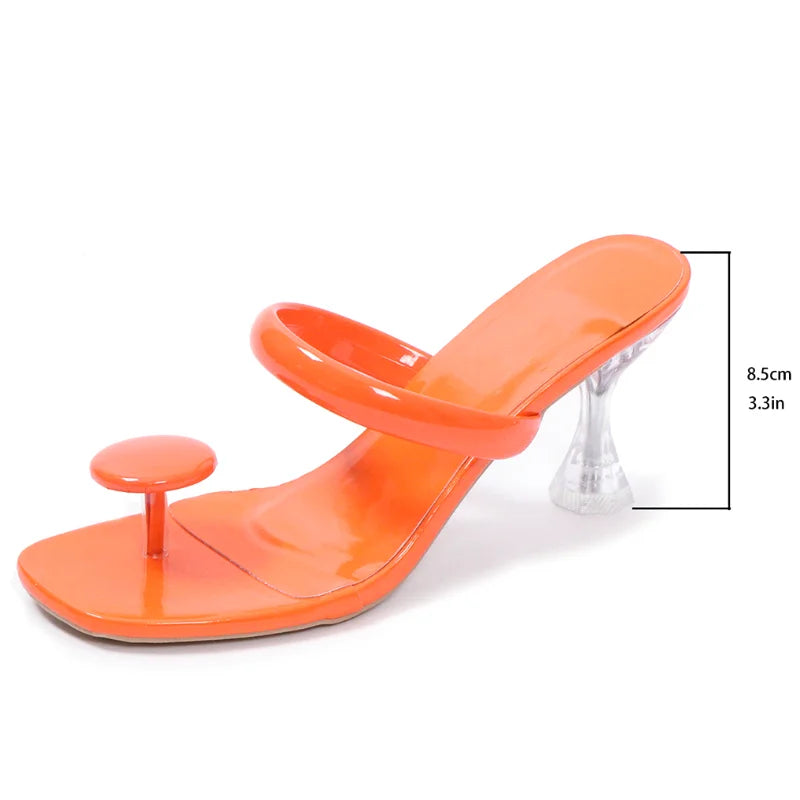 Sandales à Talons Hauts et Bande Étroite pour Femme, Chaussures de ix, Nouvelle Collection