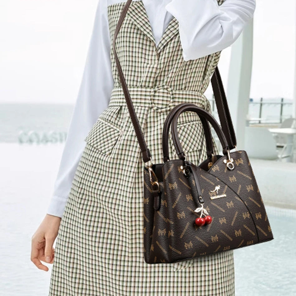 Sacs à main de luxe en cuir pour femmes, sacoches de styliste de grande capacité, à bandoulière, nouvelle collection 2024