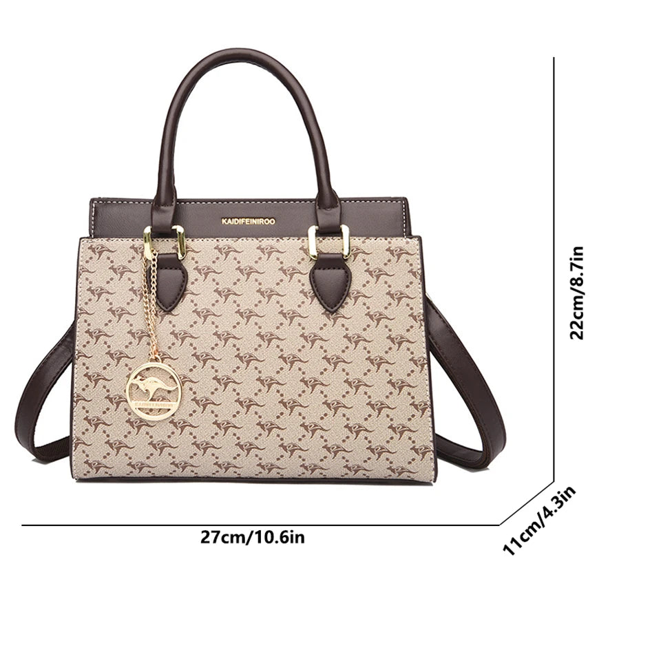 Sacs à bandoulière en cuir College pour femmes, sac à main de luxe pour femmes, sac fourre-tout Messenger, haute qualité, 2024