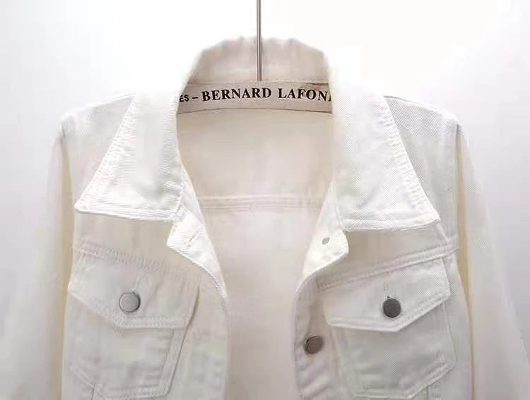 Femmes Denim veste printemps automne manteau court rose Jean vestes décontracté hauts violet jaune violet bleu hauts amples dame vêtements d'extérieur