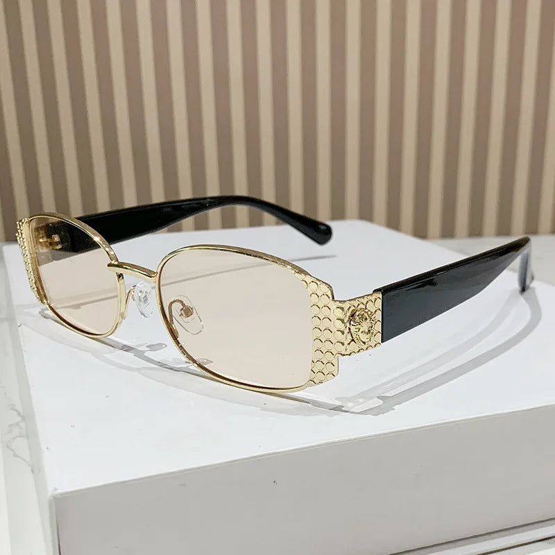 Nouvelle marque de mode Vintage lunettes de soleil femmes de luxe concepteur 2025 voyage en plein air nuances lunettes à la mode fête haut d'été lunettes de soleil