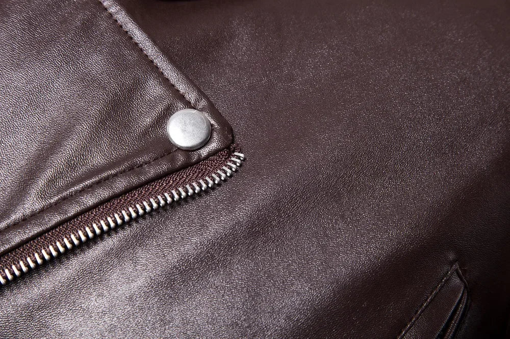 Veste en cuir PU Style motard coupe cintrée pour hommes, manteau décontracté britannique à la mode Y012, veste en cuir confortable et souple pour hommes