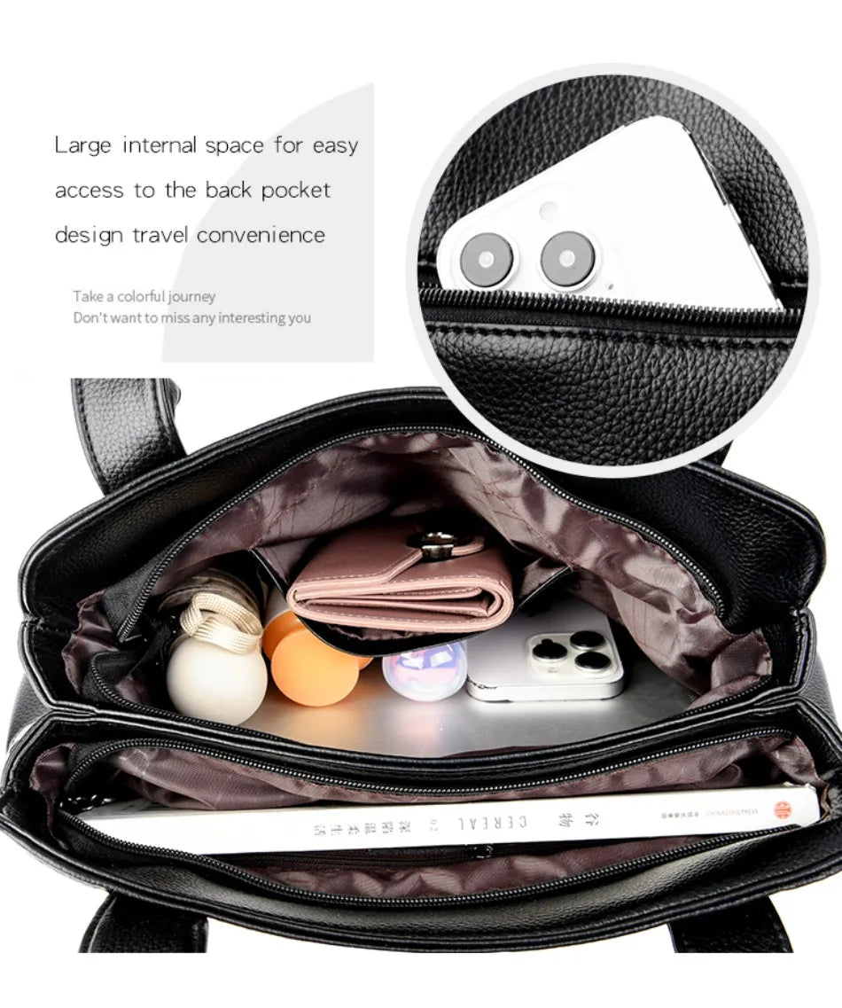 2024 véritable mode 3 couches de luxe femmes sacs concepteur de haute qualité en cuir souple sac à bandoulière sacs à bandoulière pour les femmes