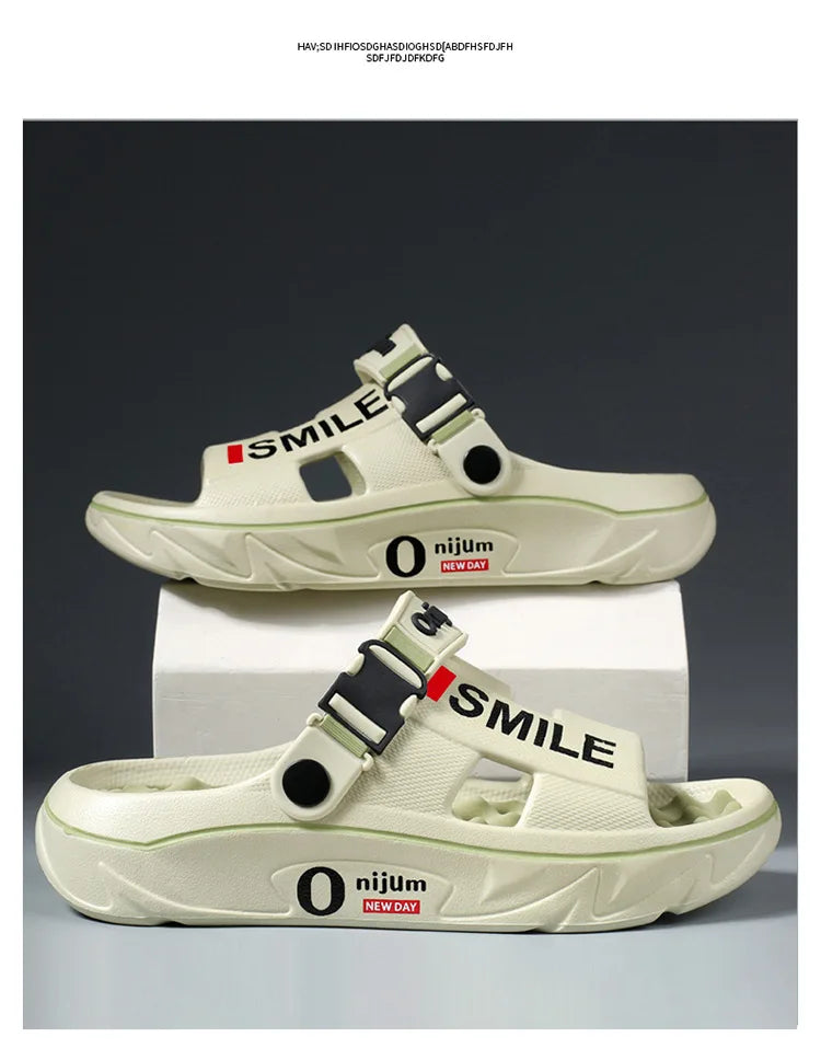 2025 nouveaux pantoufles de Massage pour hommes sandales d'extérieur intérieures plage confortables diapositives souples chaussures décontractées pour hommes femmes pantoufles de maison