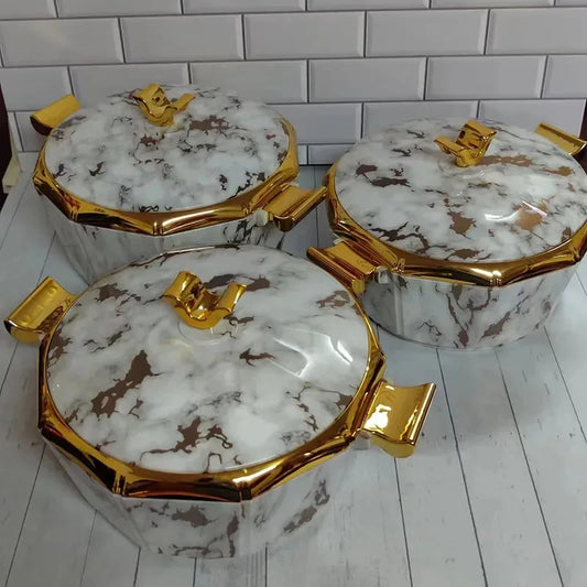 3 pièces ensemble boîte d'isolation alimentaire 1,5L 2L 2,5L boîte de Pot chaud isolée thermique Pot d'isolation boîte à déjeuner conservation de la chaleur événement du Ramadan