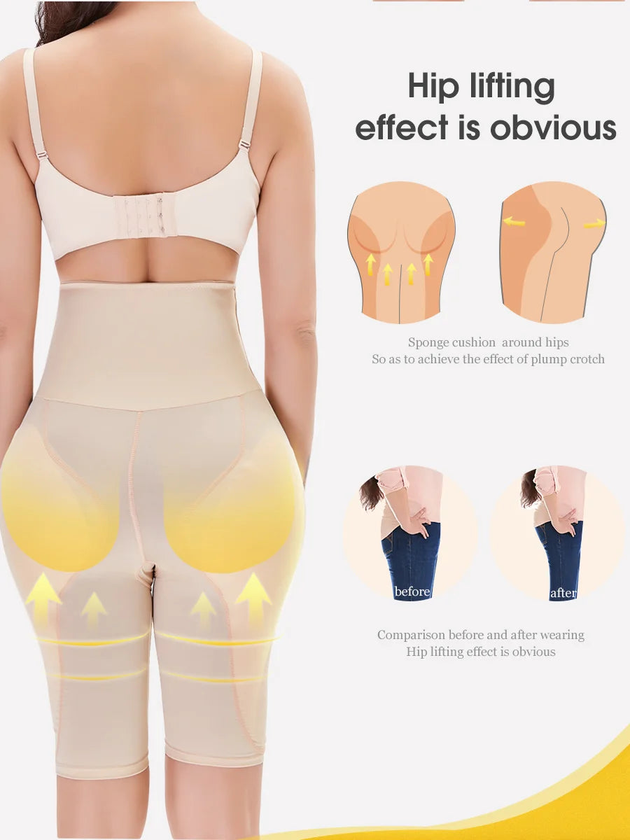 YBFDO-Culotte Push Up avec Coussinets pour Femme, Vêtement Extensible Sexy, Rehausseur de Fesses