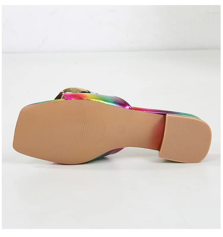 Pantoufles d'été pour femmes, chaussures grande taille 36-42, sandales de plage confortables à enfiler, pantoufles décontractées antidérapantes