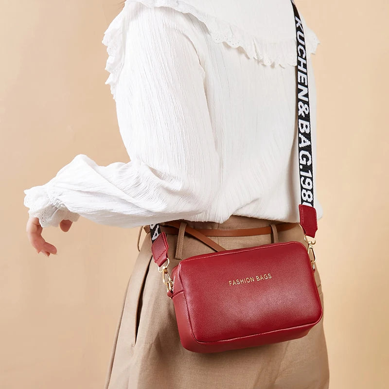 Yogodlns mode petit sac carré pour femmes en cuir PU sac à bandoulière lettre sangle sac à bandoulière sac à main tendance Bolsa