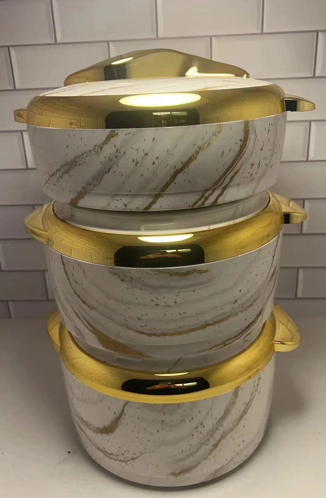 Réchauffeur de nourriture isolé, ensemble de service de buffet, boîtes à lunch thermiques, bento, boîte de pique-nique, 1.5L, 2L, 2.5L, 3 pièces