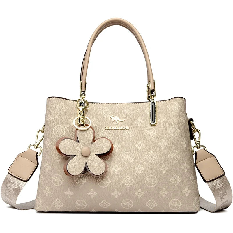 Sacs à poignée supérieure imprimés pour femmes, Sac à main en cuir de bonne qualité, Sac à bandoulière de luxe de styliste pour dames, Sac de banlieue