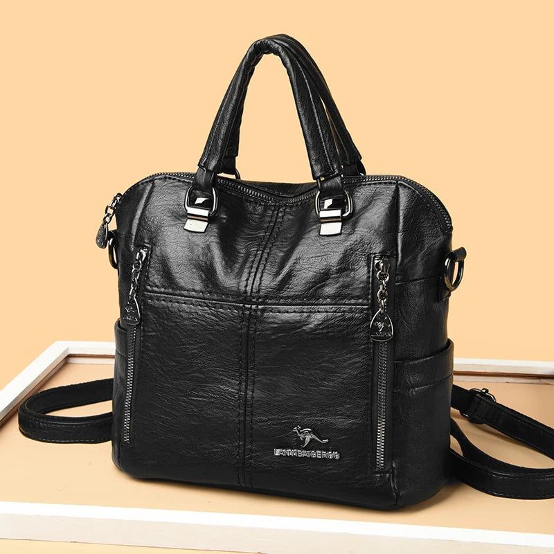 2025 poches multiples sacs à Main en cuir souple pour femmes sacs à Main de luxe femmes sacs concepteur épaule sacs à bandoulière Sac A Main