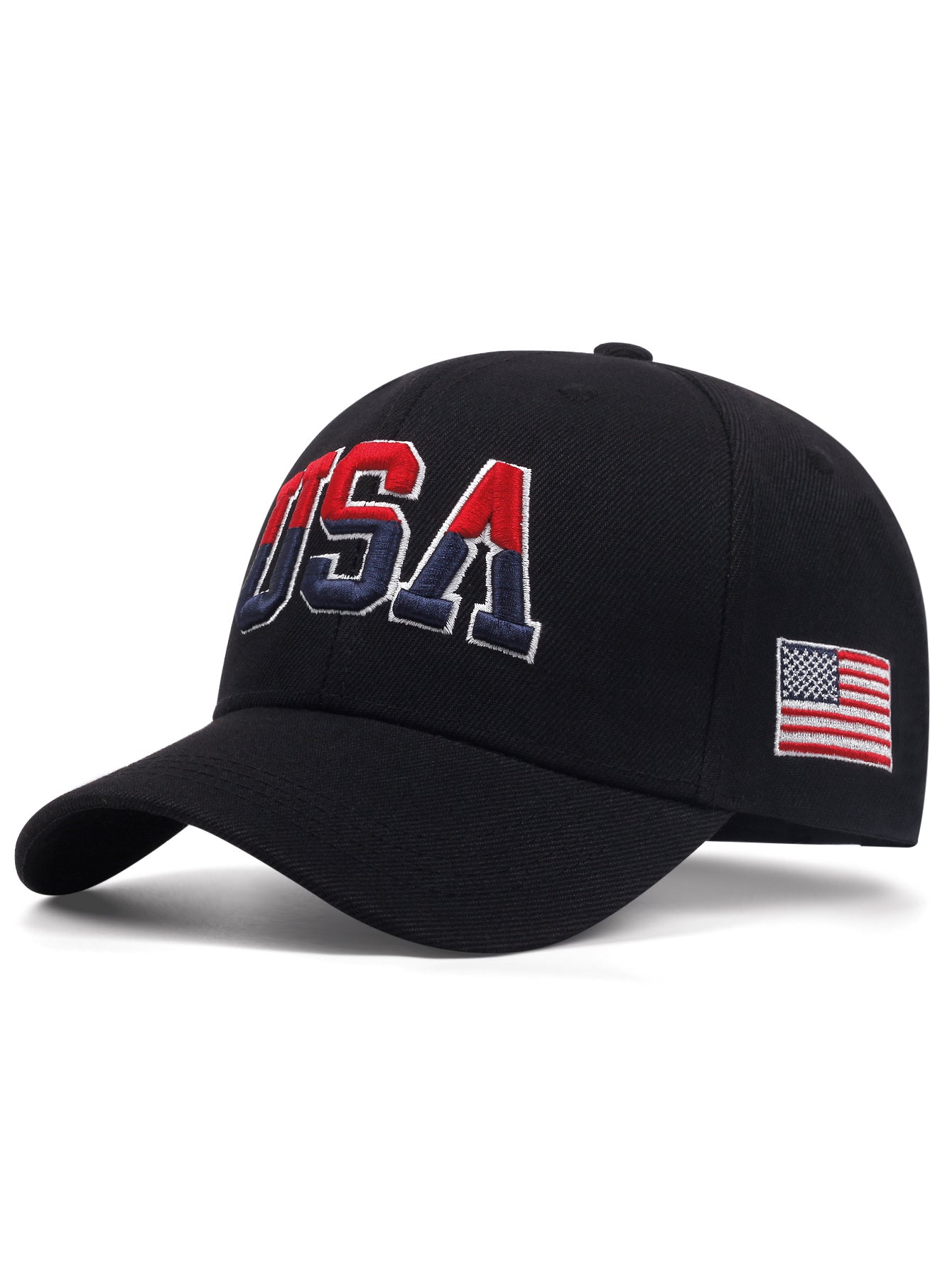 1pc Stylish Men's Baseball Cap with Vivid USA Embroidery - Fashionable Unisex Hat for Men and Women - Perfect for Outdoor Activities, Sports, and Casual Wear