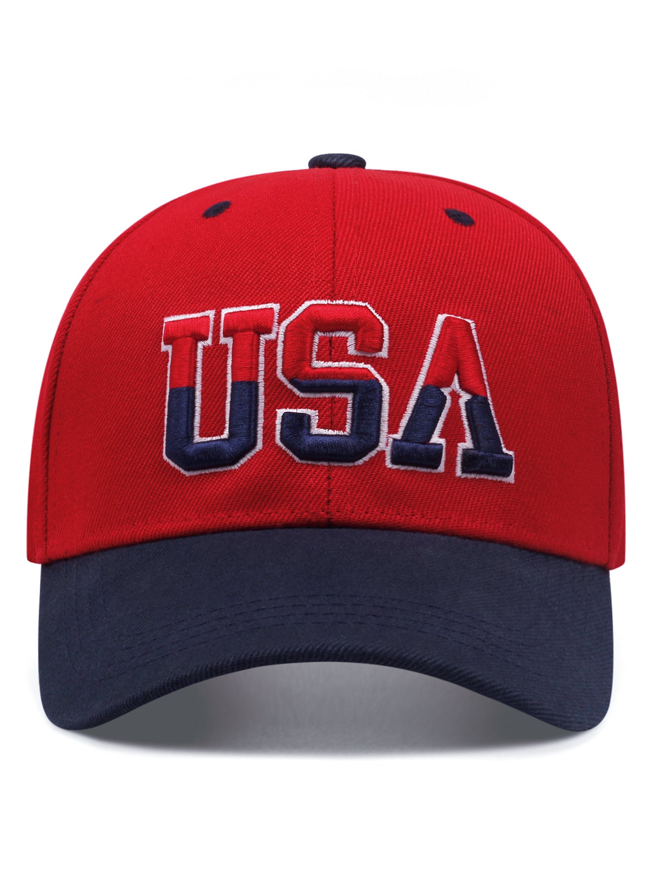 1pc Stylish Men's Baseball Cap with Vivid USA Embroidery - Fashionable Unisex Hat for Men and Women - Perfect for Outdoor Activities, Sports, and Casual Wear