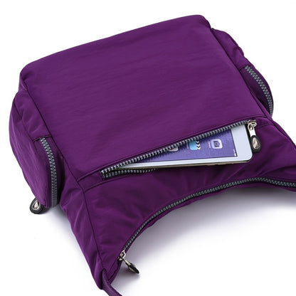 [Lightweight Square Bag] Lightweight Multi-Pocket Square Bag | Unisex Messenger Bag for Men and Women, Travel Shoulder Crossbody Bag