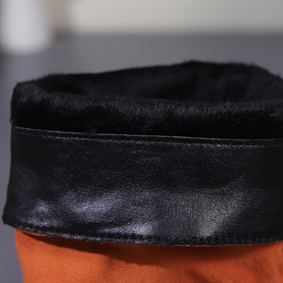 Women's Slouchy Mid Calf Boots, Comfortable Round Toe Pull On Shoes, Classic Boots For Koningsdag/King's Day