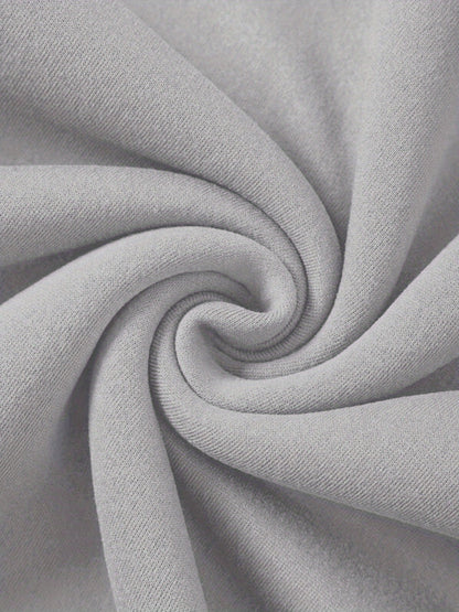 Men's Casual Sportswear Set - Solid Color Hoodie & Joggers, Polyester Blend, Pockets Included - Perfect for Fall/Winter, Jogging Pants