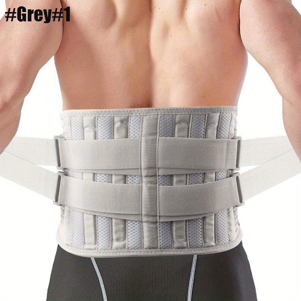 Anti-Skid Design Back Brace, Back Support Belt For Women & Men, Breathable Lower Back Brace With Lumbar Pad