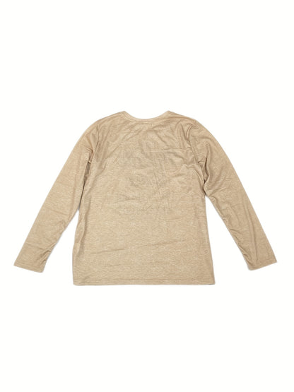 Floral & Letter Print Tee, Casual Long Sleeve Crew Neck T-shirt, Women's Clothing