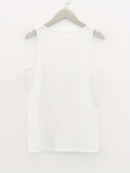 Chic Summertime Floral Tank Top – Breezy Sleeveless Notch Neck Design – Versatile Womens Fashion