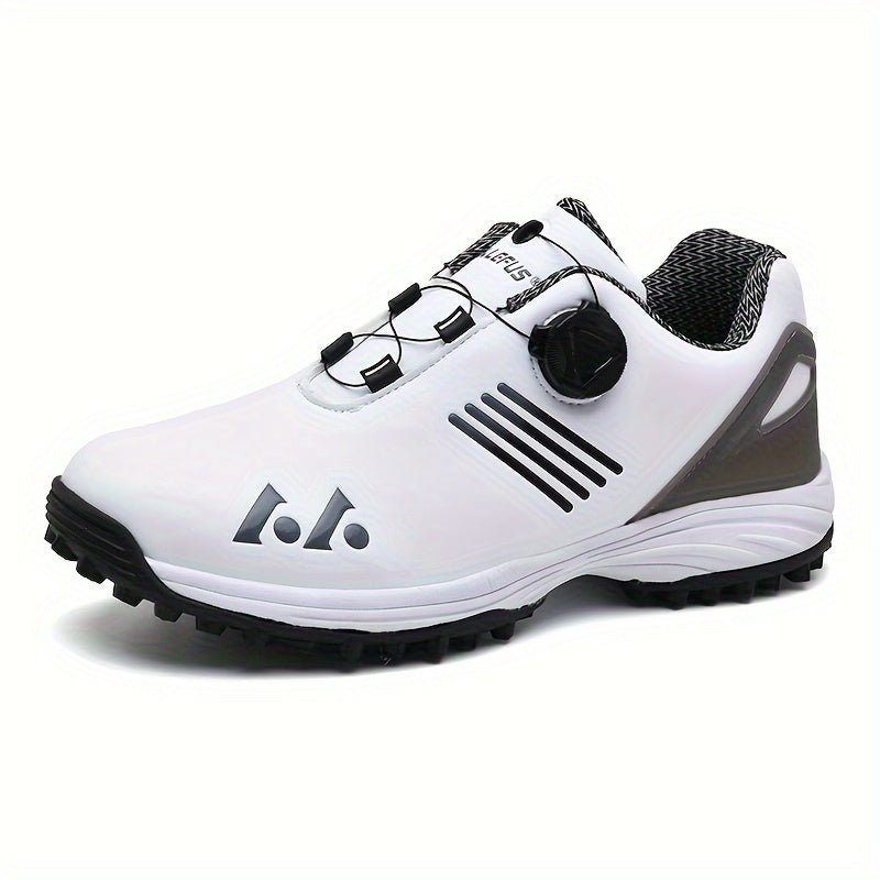 [LEFUS Golf Shoes] LEFUS Non-Slip Men's Golf Shoes - Breathable, Comfortable, Rotating Buckle Closure for All Seasons