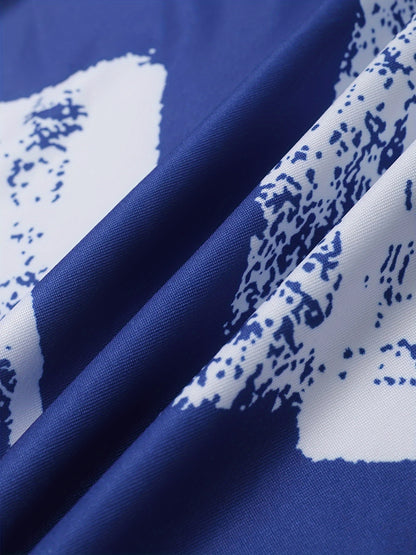 Plus Size Round Neck Colorblock Curved Hem Casual Tank Top