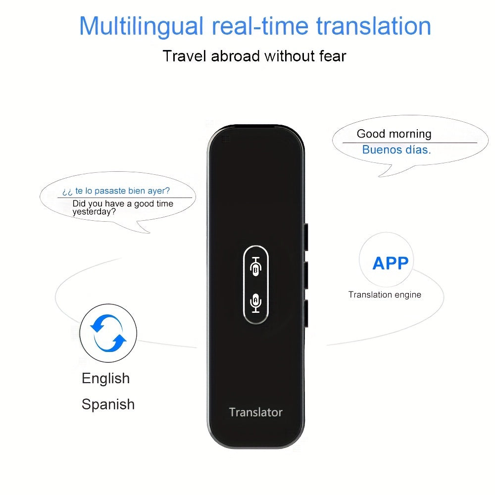 137 Languages Smart Voice Translator: Instant Real-Time Translation,Display of APP translation results,Suitable for most Android/iOS phones