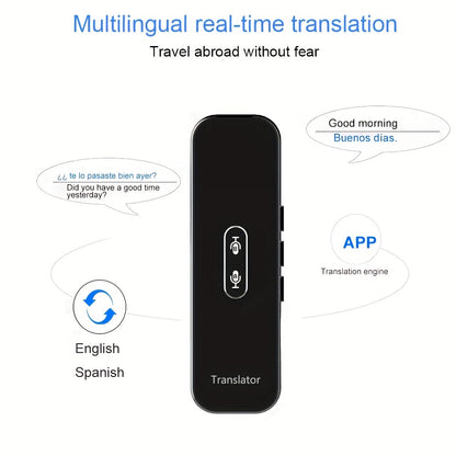 137 Languages Smart Voice Translator: Instant Real-Time Translation,Display of APP translation results,Suitable for most Android/iOS phones