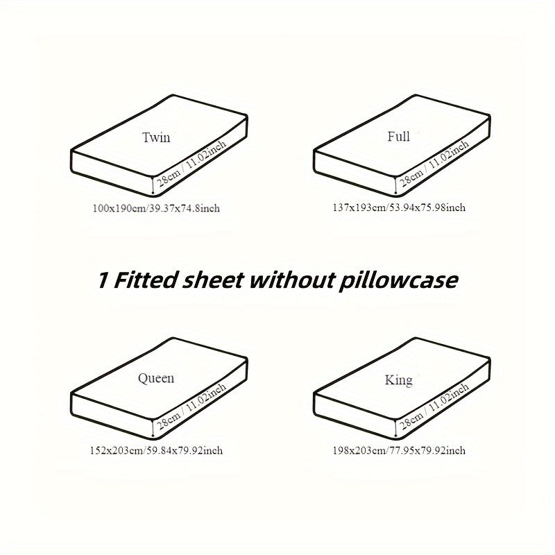 1pc waterproof mattress cover non-slip mattress cover hotel bedroom dormitory mattress protection cover simple solid color